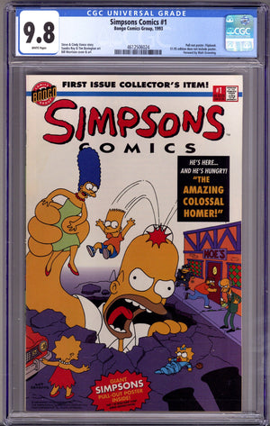 Simpsons Comics 1 CGC 9.8 (NM/M) (1993)