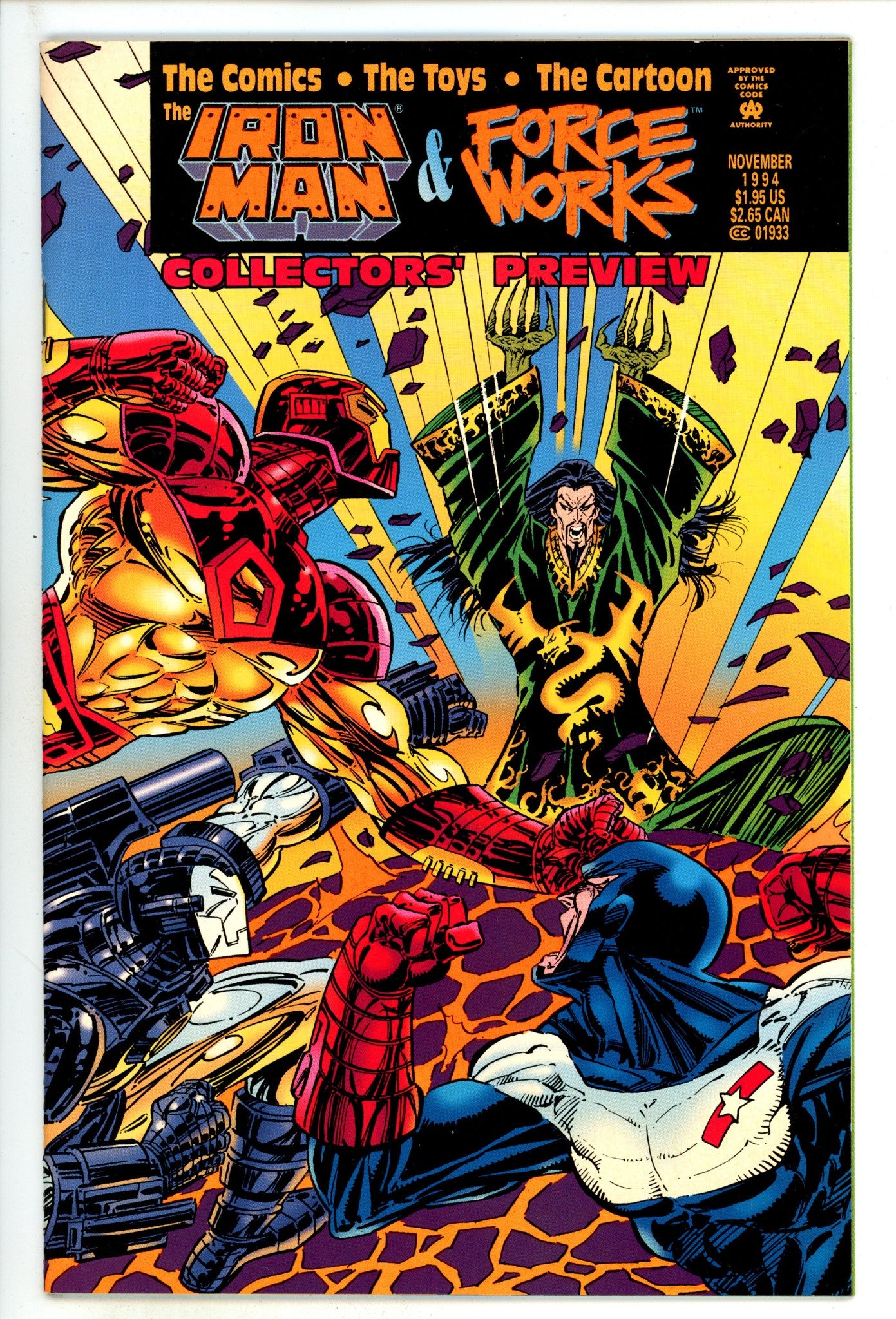 Iron Man & Force Works: Collector's Preview 1 Mid Grade (1994) 