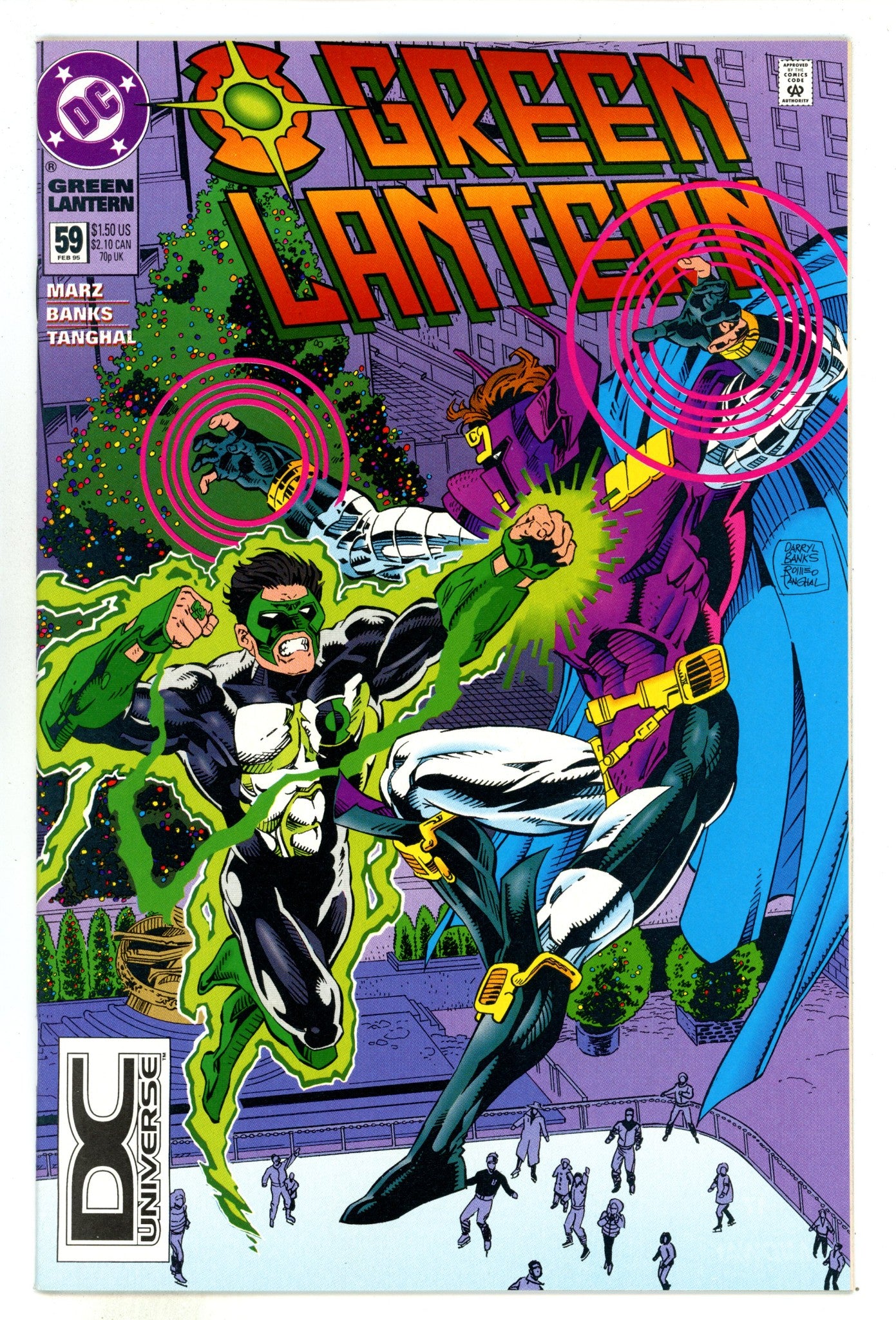 Green Lantern Vol 3 59 NM- (9.2) (1995) DC Universe Logo 