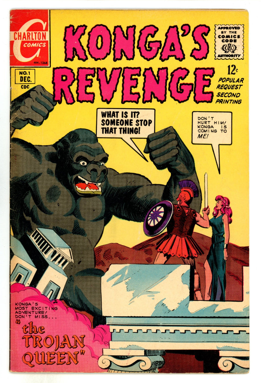 Konga's Revenge 1 VG+ (4.5) (1968) 