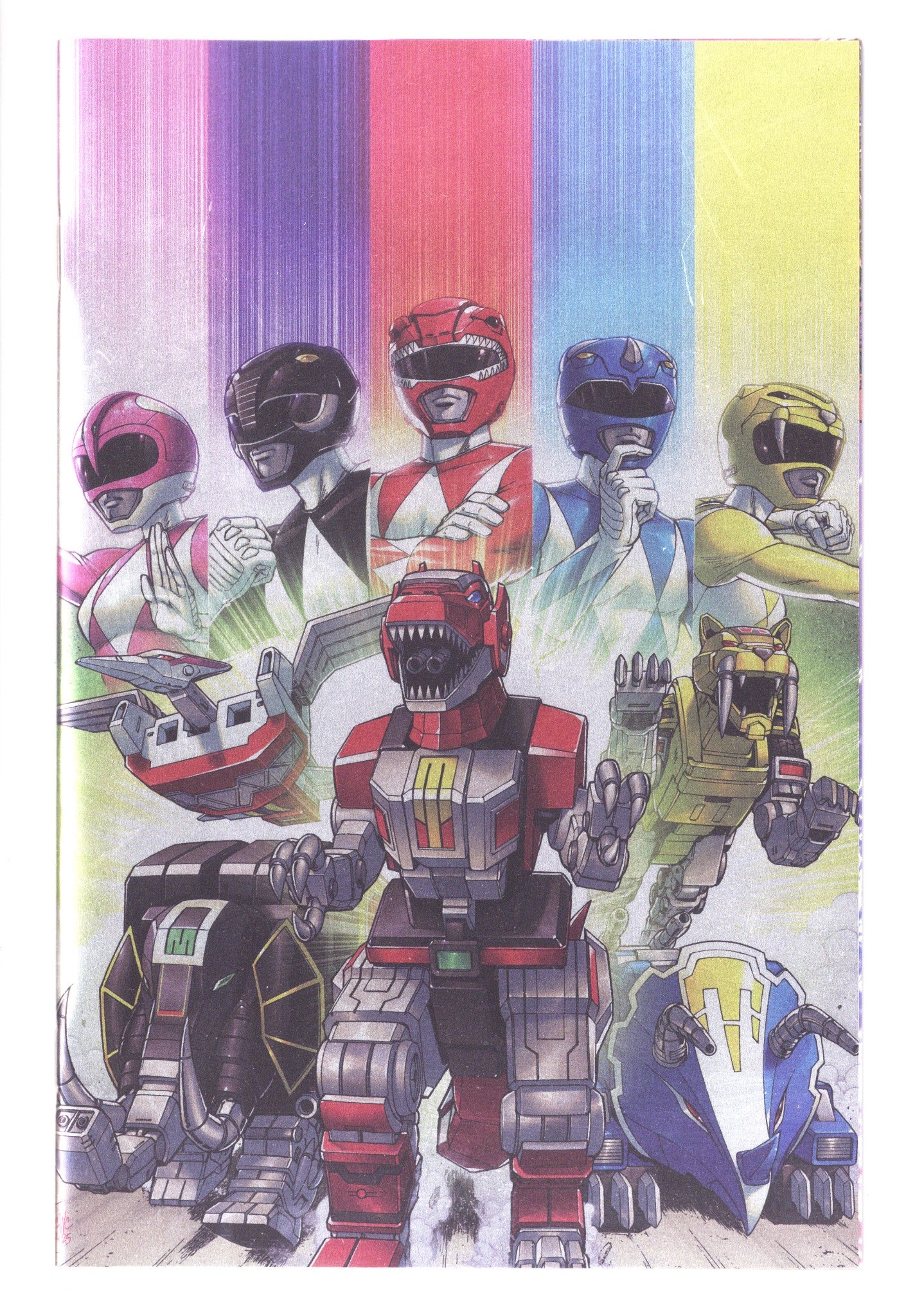 Mighty Morphin Power Rangers: Zord Quest 1 Coller Foil Virgin Variant (2025)