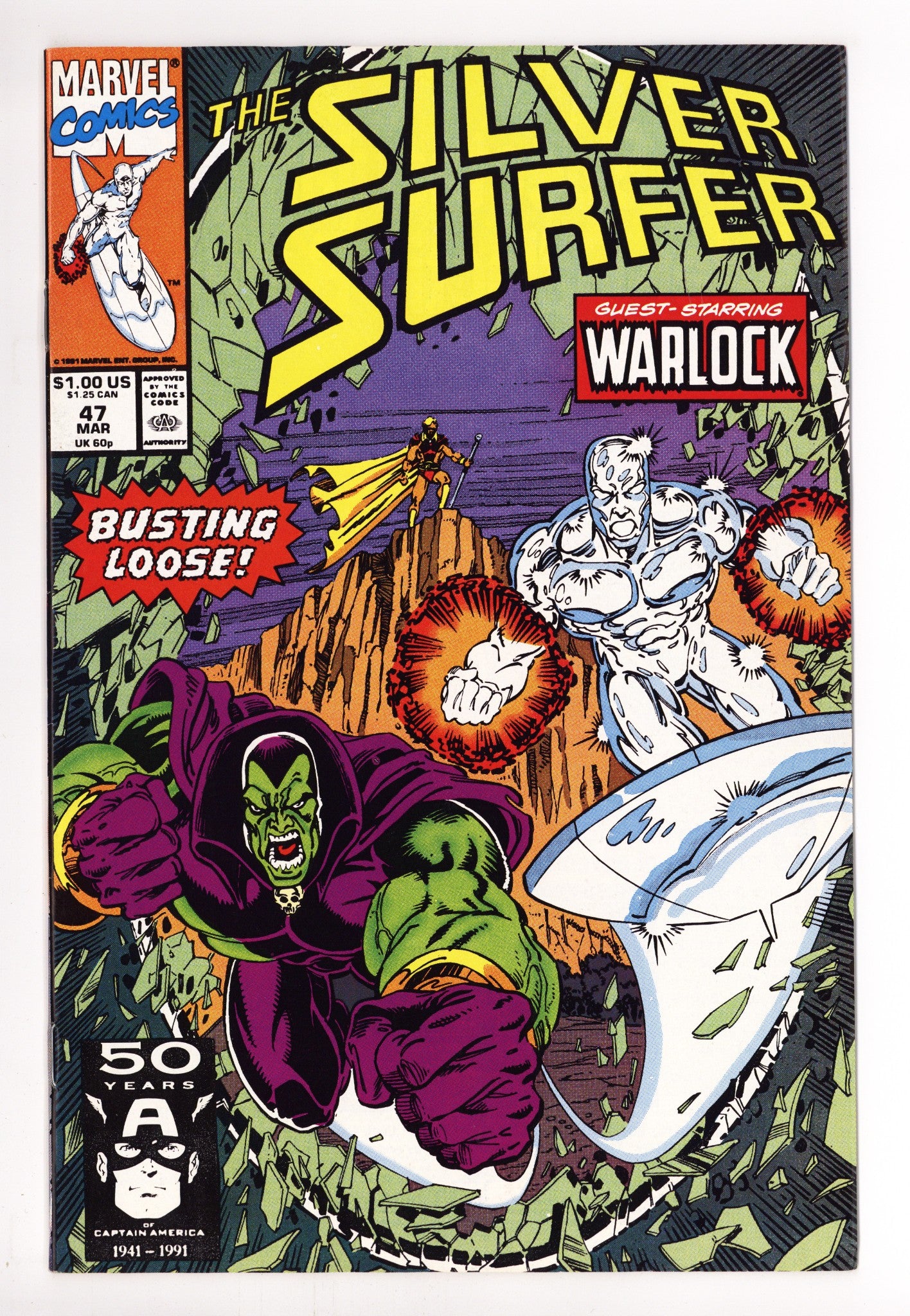 Silver Surfer Vol 3 47 Mid Grade (1991) 