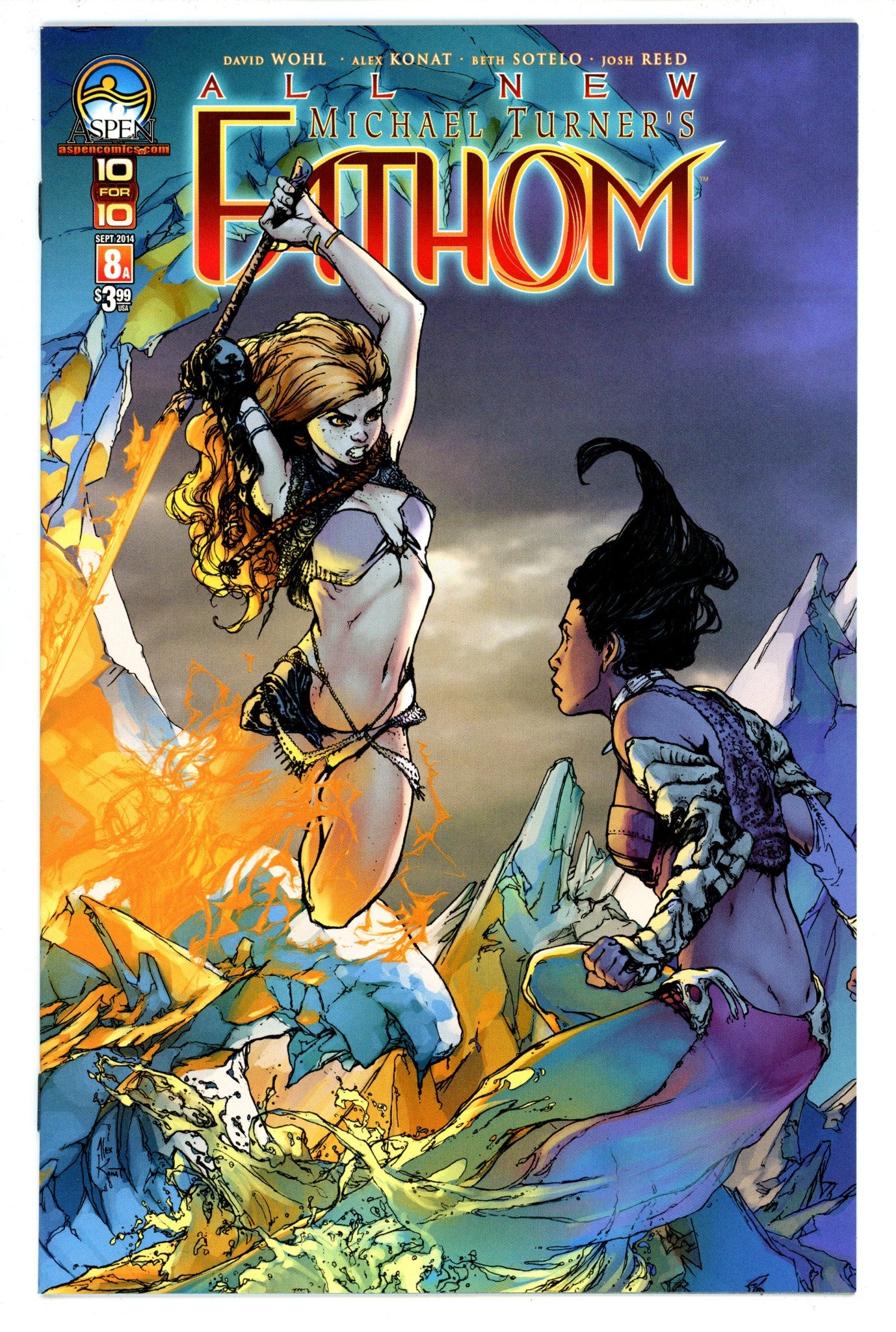 Michael Turner's Fathom Vol 5 8 High Grade (2014) 