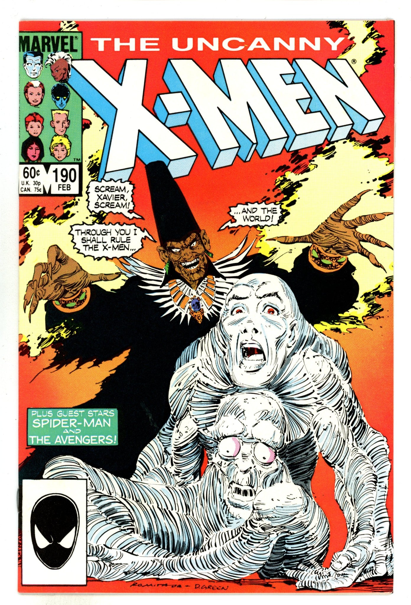 The Uncanny X-Men Vol 1 190 Mid Grade (1985) 