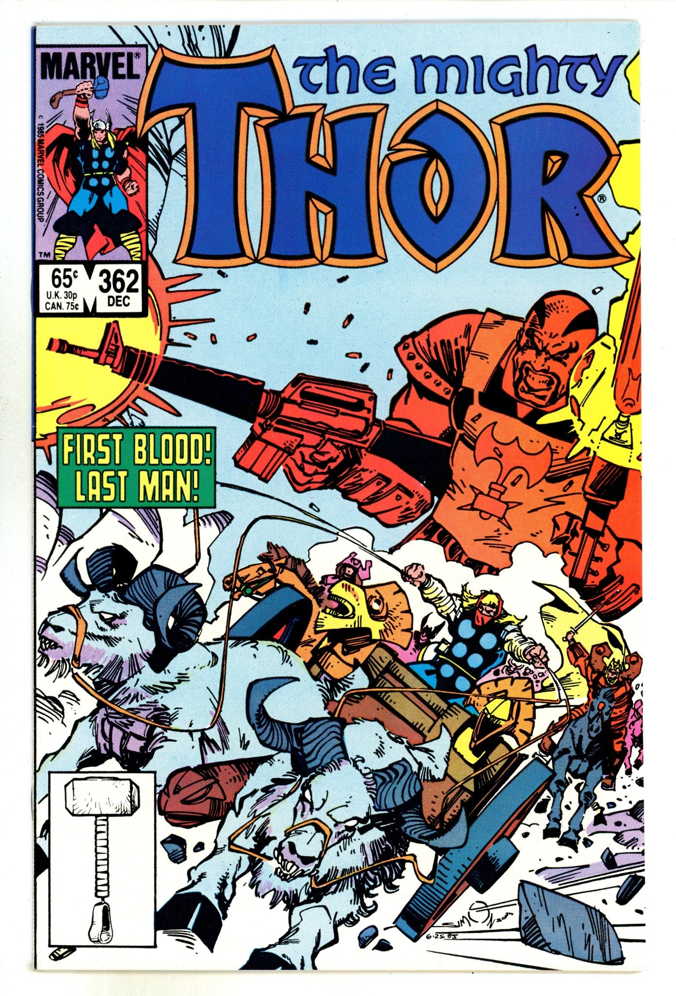 Thor Vol 1 362 High Grade (1985) 