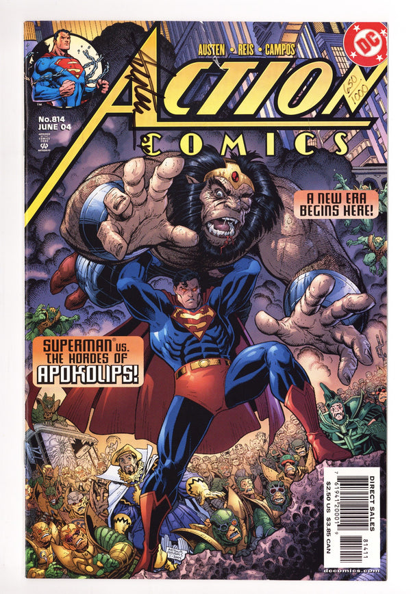 Action Comics Vol 1 814 High Grade (2004) Signed x1 Cover Chuck Austin