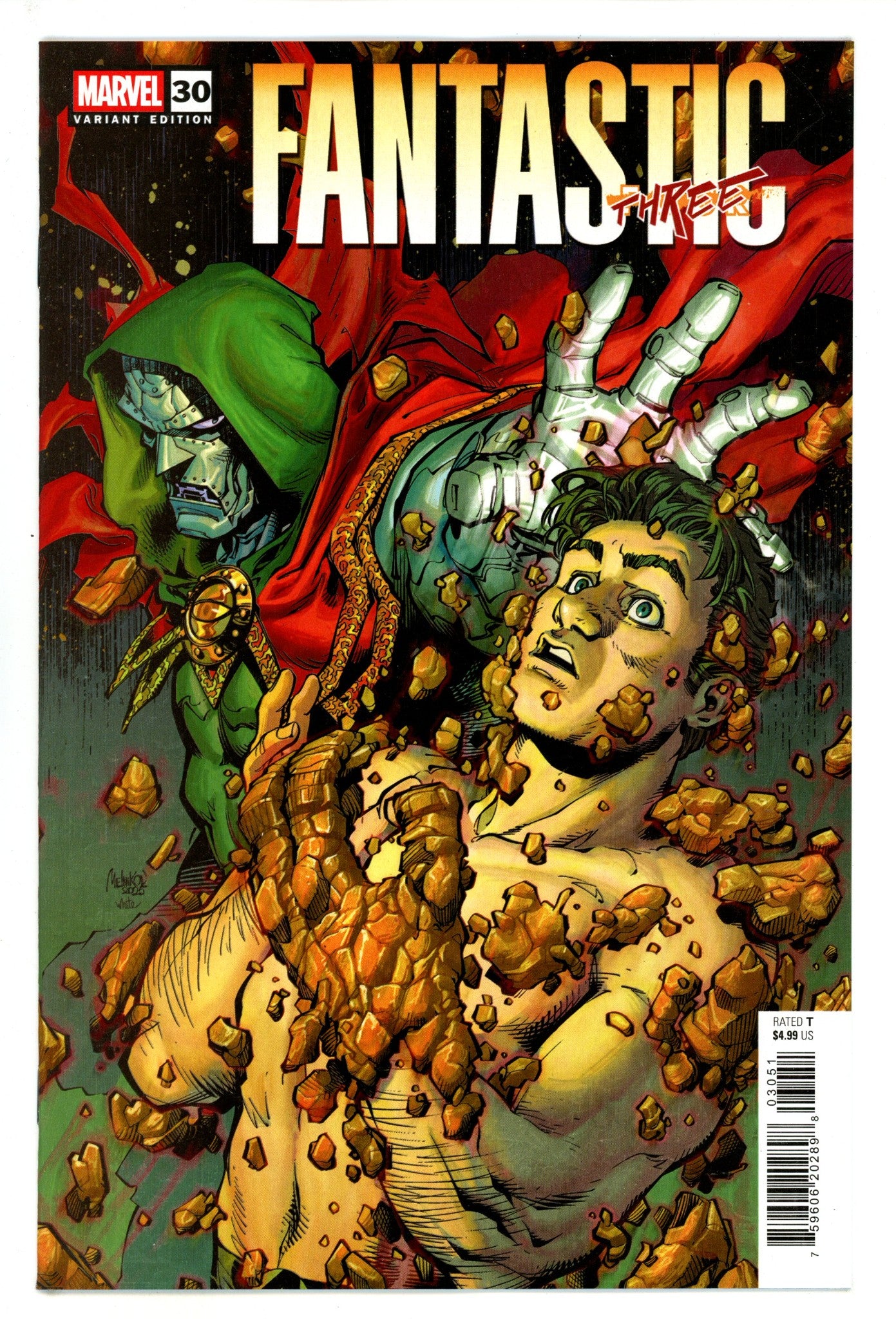Fantastic Four Vol 7 30 Melnikov Spoiler Variant (2025)