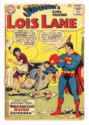 Superman's Girl Friend, Lois Lane 39 Very Low Grade Cover Detached (1963) 