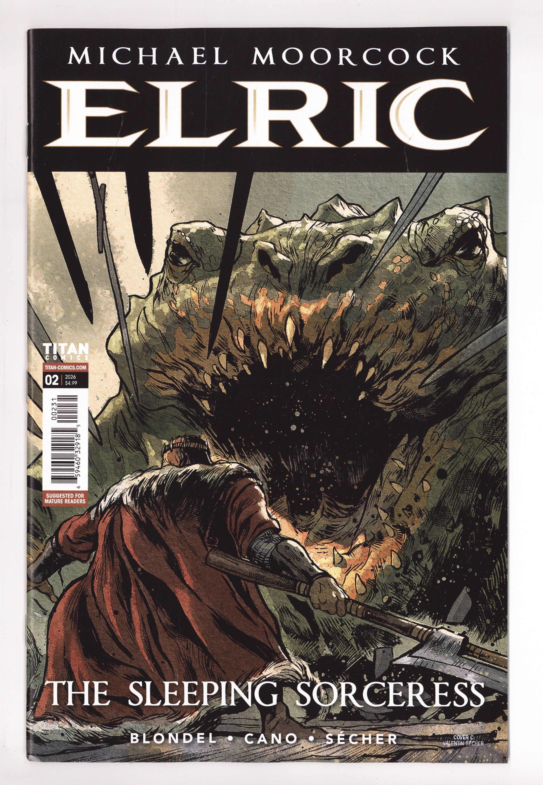 Elric The Sleeping Sorceress 2 Secher Lizard Variant (2026)