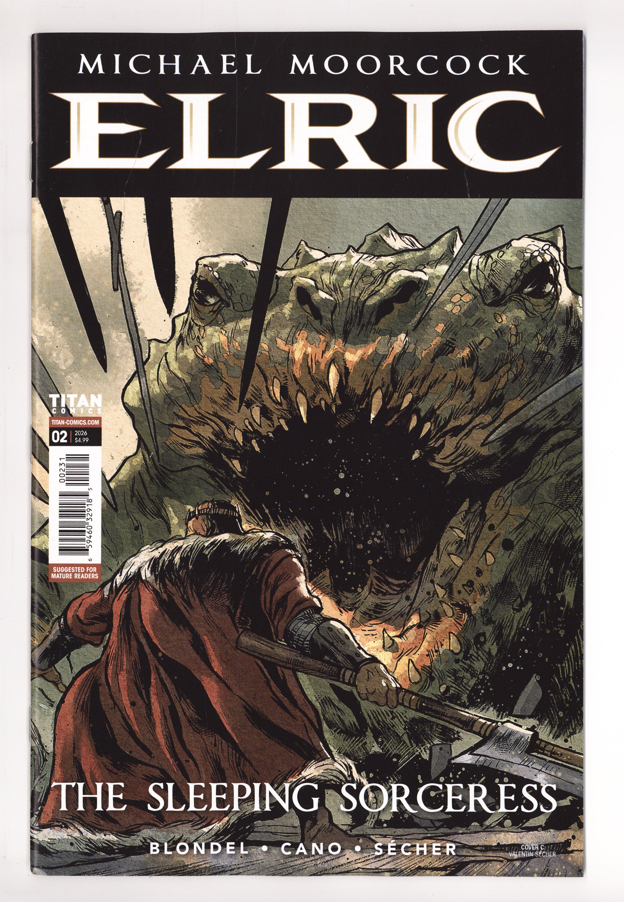 Elric The Sleeping Sorceress 2 Secher Lizard Variant (2026)