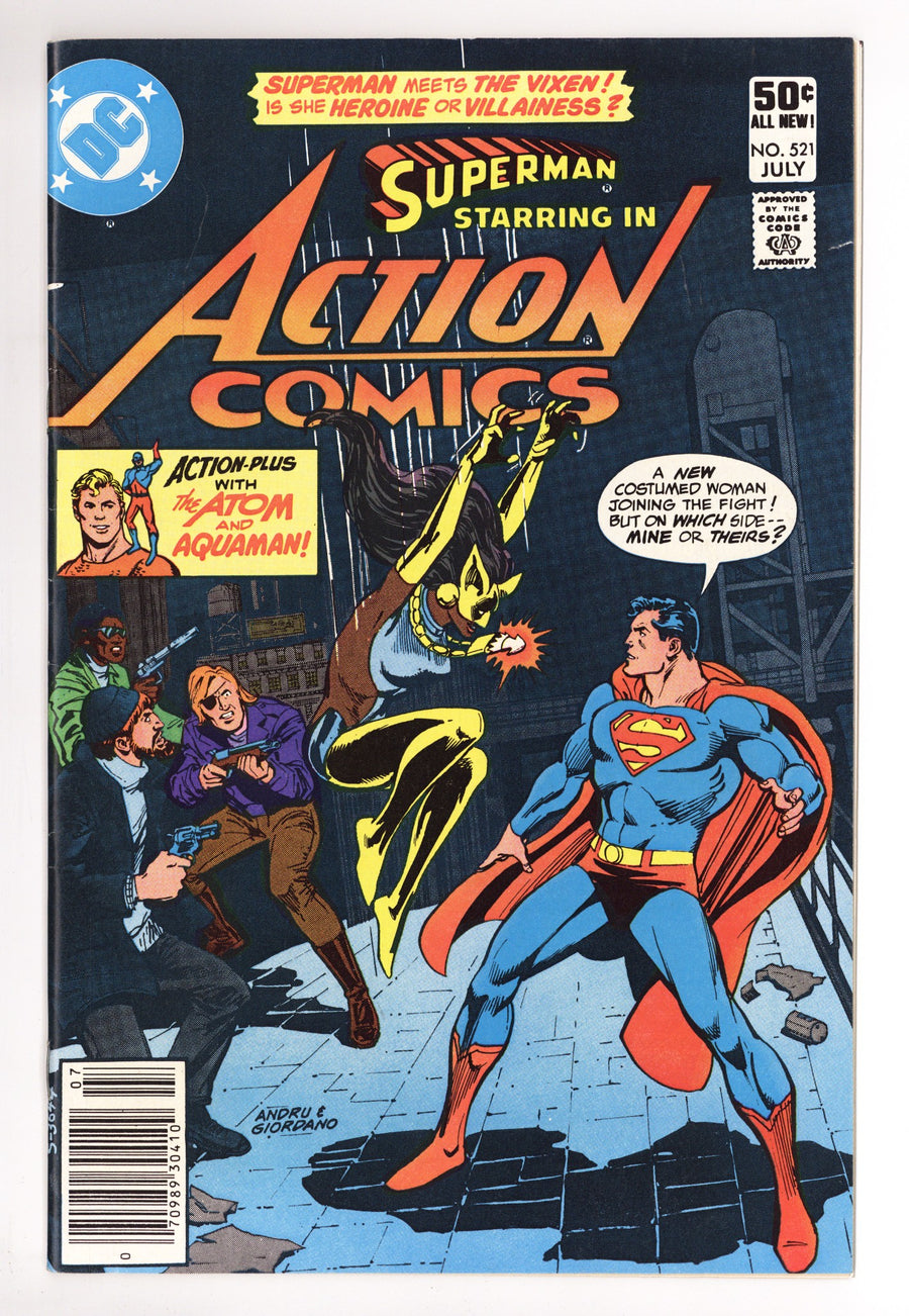 Action Comics Vol 1 521 VF- (7.5) (1981) Newsstand 