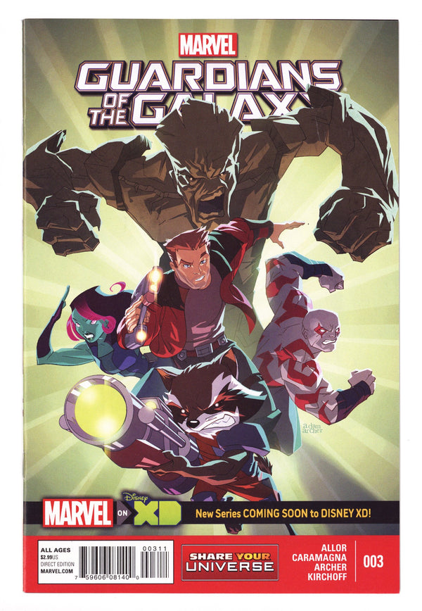 Marvel Universe: Guardians of the Galaxy Vol 1 3 High Grade (2015)