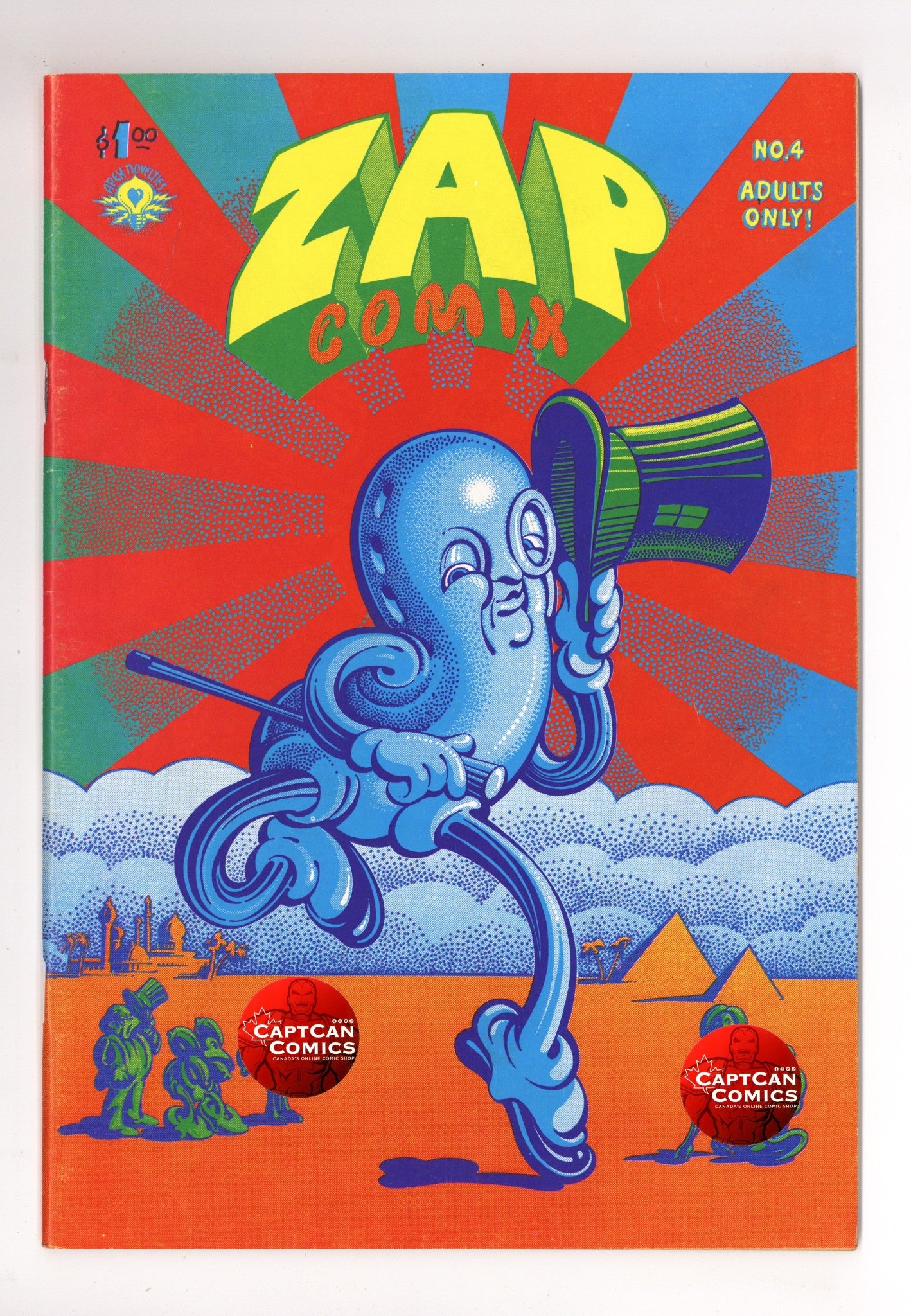 Zap Comix 4 FN+ (6.5) (1969) 5th Print 