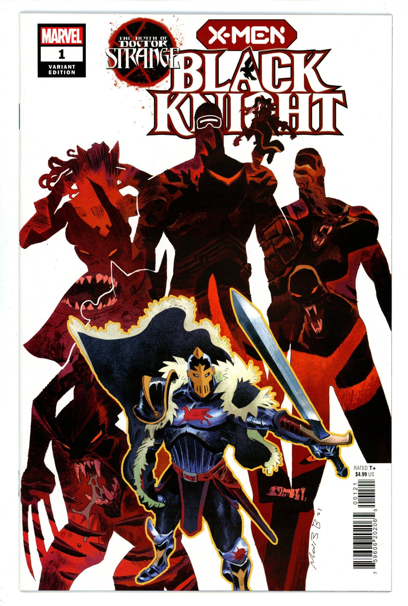 Death of Doctor Strange: X-Men / Black Knight 1 High Grade (2022) Bergara Variant 