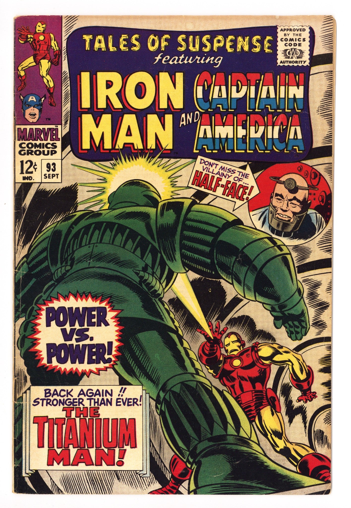 Tales of Suspense Vol 1 93 VG (4.0) (1967) 