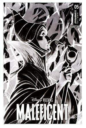 Disney Villains Maleficent 5 Puebla B&W Incentive Variant (2023)