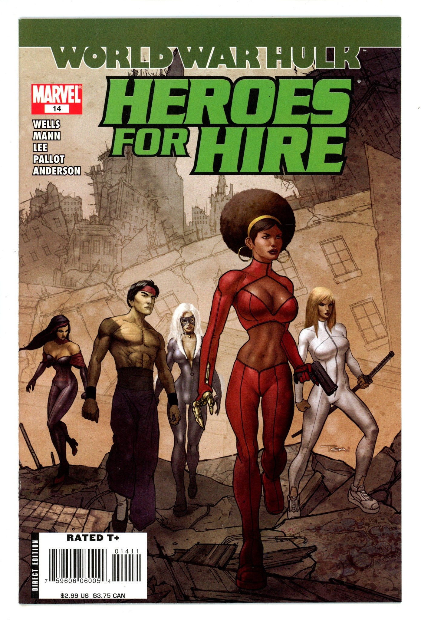 Heroes for Hire Vol 2 14 High Grade (2007)