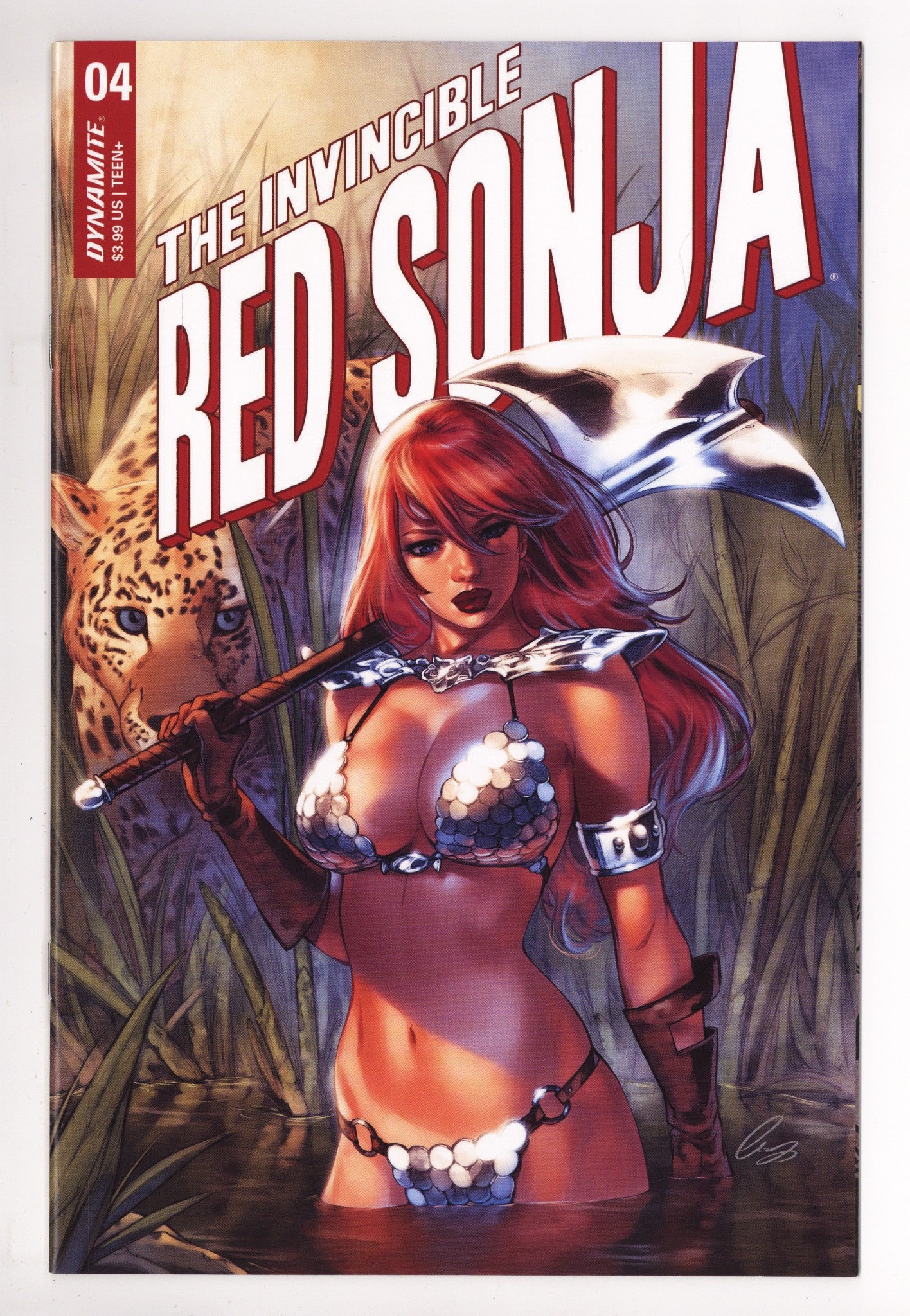 The Invincible Red Sonja   4  High Grade   (2021) Chatzoudis     Variant  