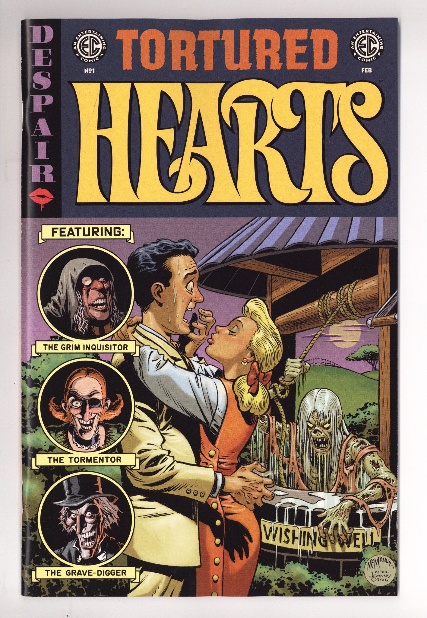 EC Tortured Hearts  1 Mcmanus  Homage Incentive NM  (2026)