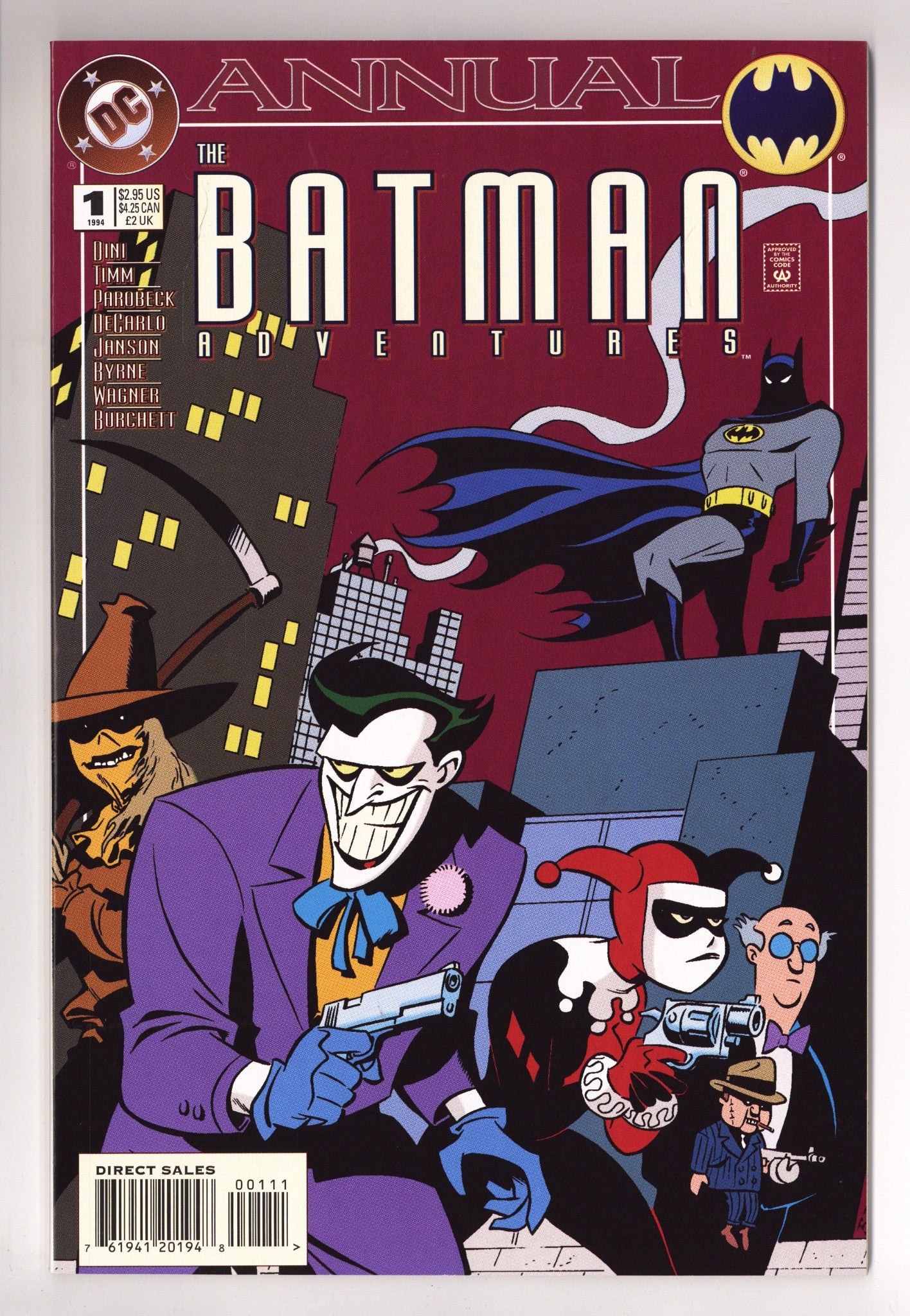The Batman Adventures Annual Vol 1 1 NM- (9.2) (1994) 