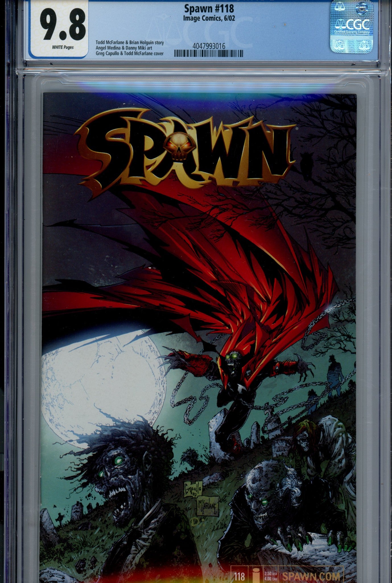 Spawn 118 CGC 9.8 (NM/M) (2002) 