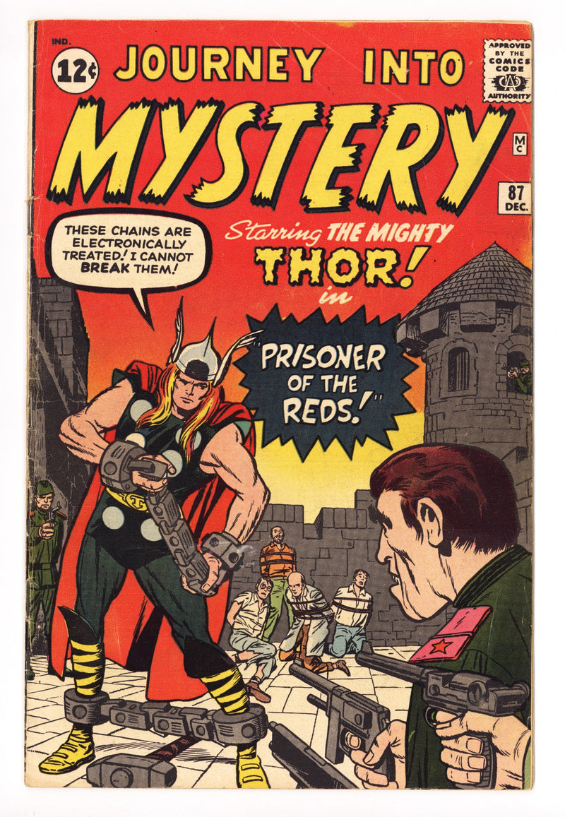 Journey into Mystery Vol 1 87 VG+ (4.5) (1962) 