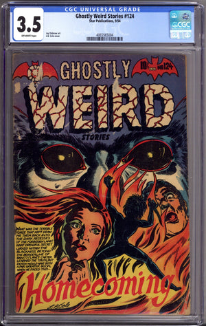 Ghostly Weird Stories 124 CGC 3.5 (VG-) (1954)