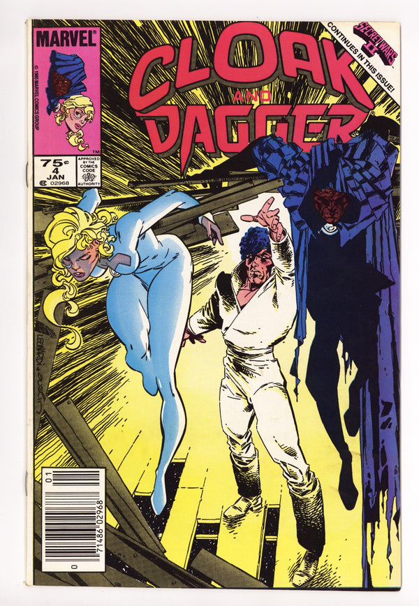 Cloak and Dagger Vol 2 4 Low Grade (1986) Canadian Price Variant