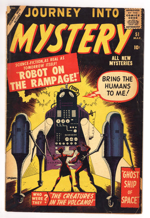 Journey into Mystery Vol 1 51 VG+ (4.5) (1959)