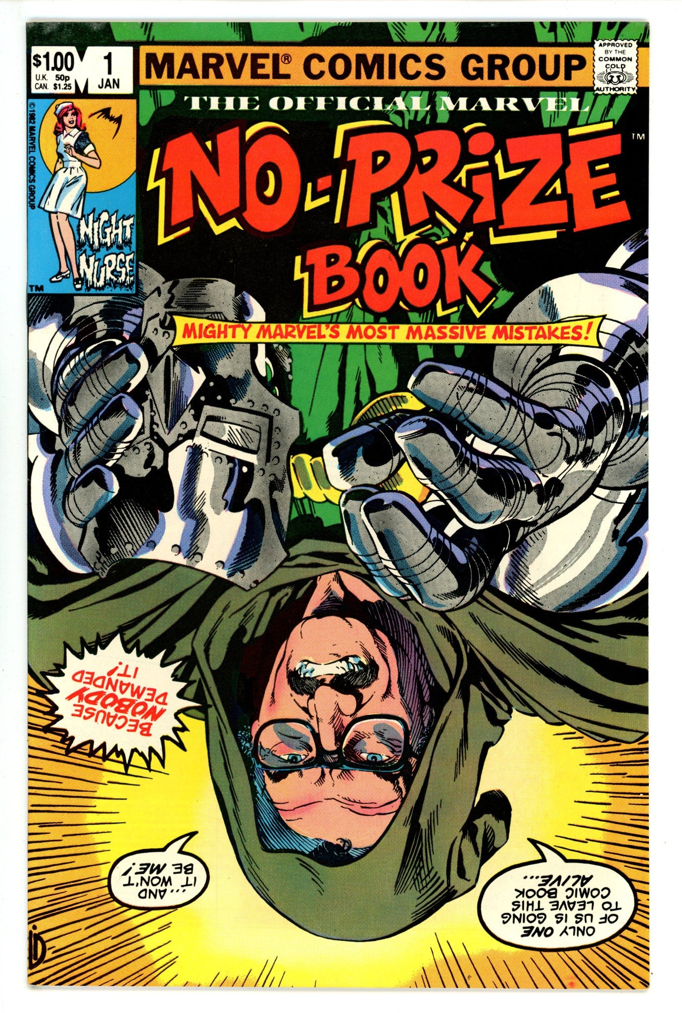 The Marvel No-Prize Book 1 Low Grade (1983) 