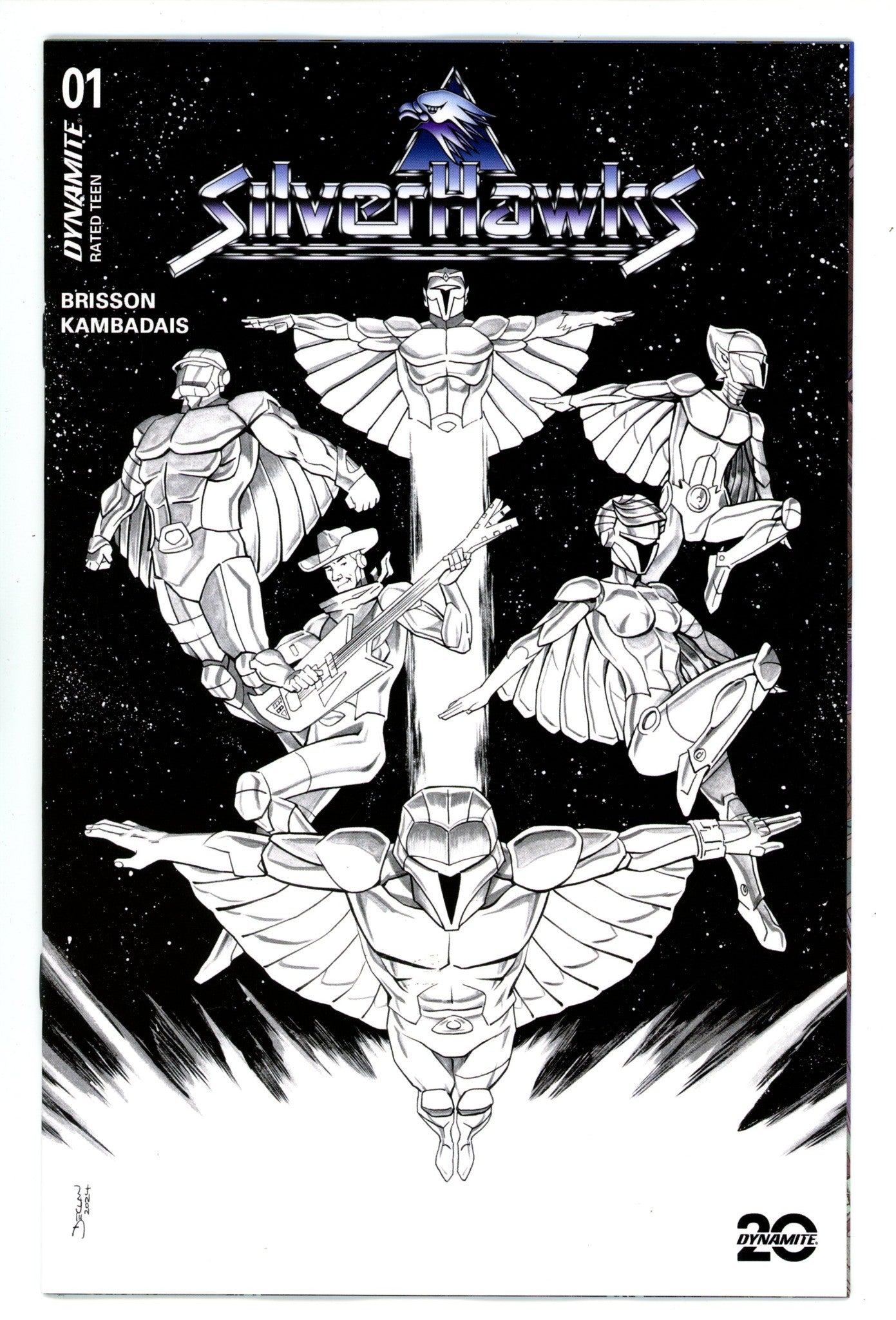 Silverhawks 1 Shalvey B&W Incentive Variant (2025)