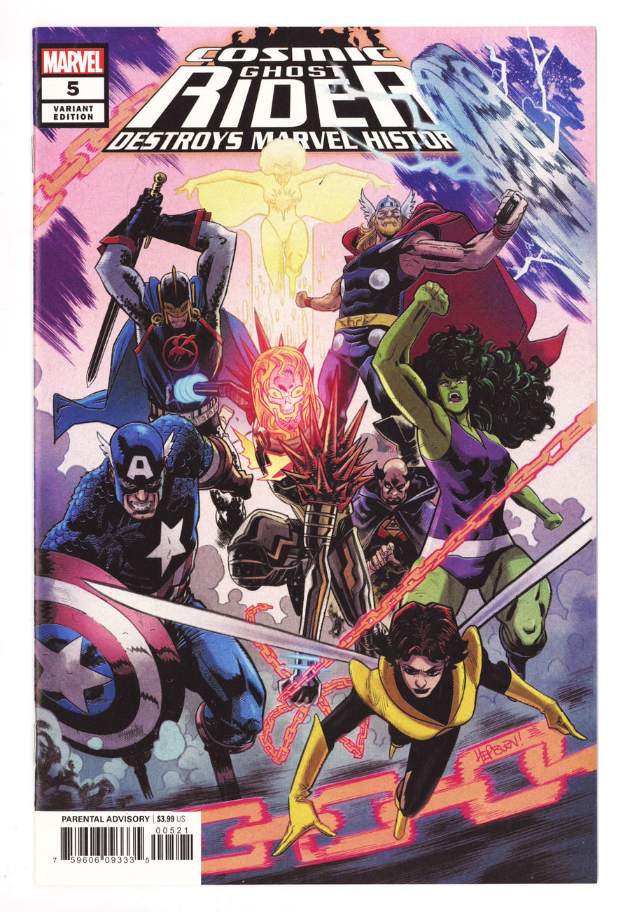 Cosmic Ghost Rider Destroys Marvel History 5 High Grade (2019) Hepburn Variant 