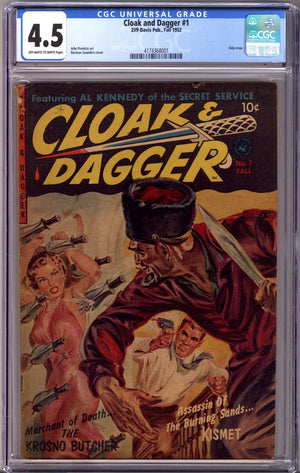 Cloak and Dagger 1 CGC 4.5 (VG+) (1952)