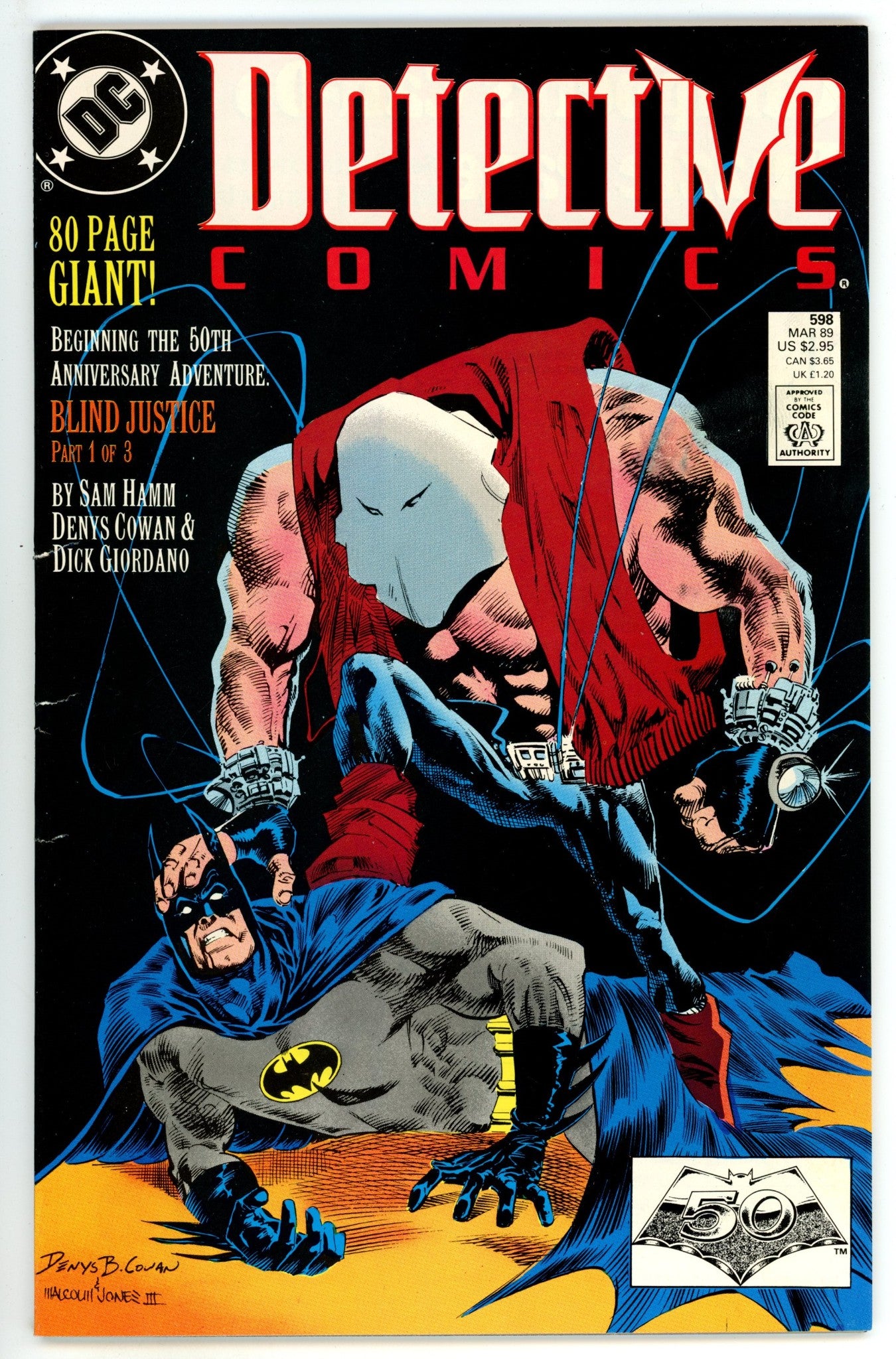 Detective Comics Vol 1 598 Mid Grade (1989) 