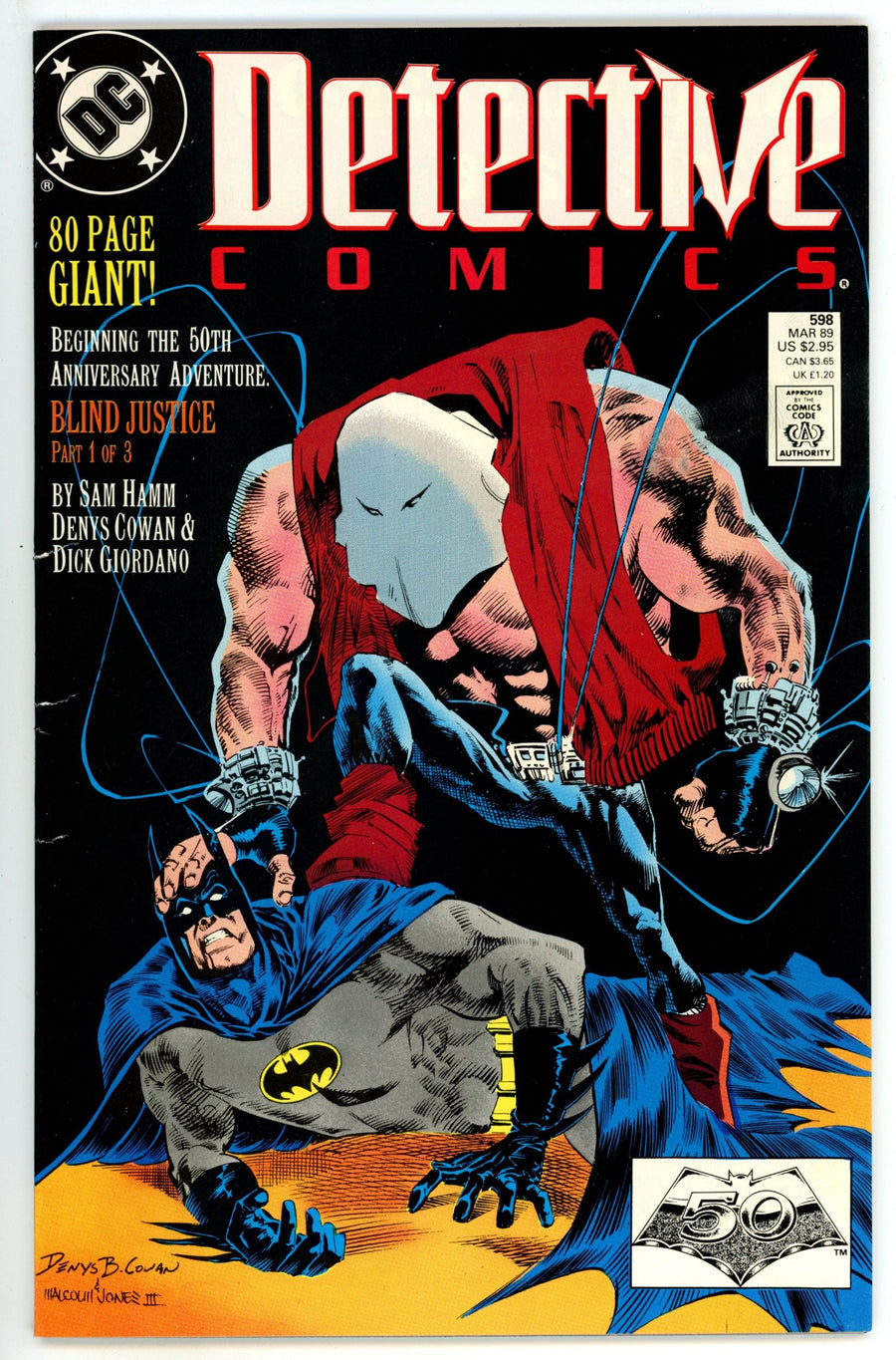 Detective Comics Vol 1 598 Mid Grade (1989) 
