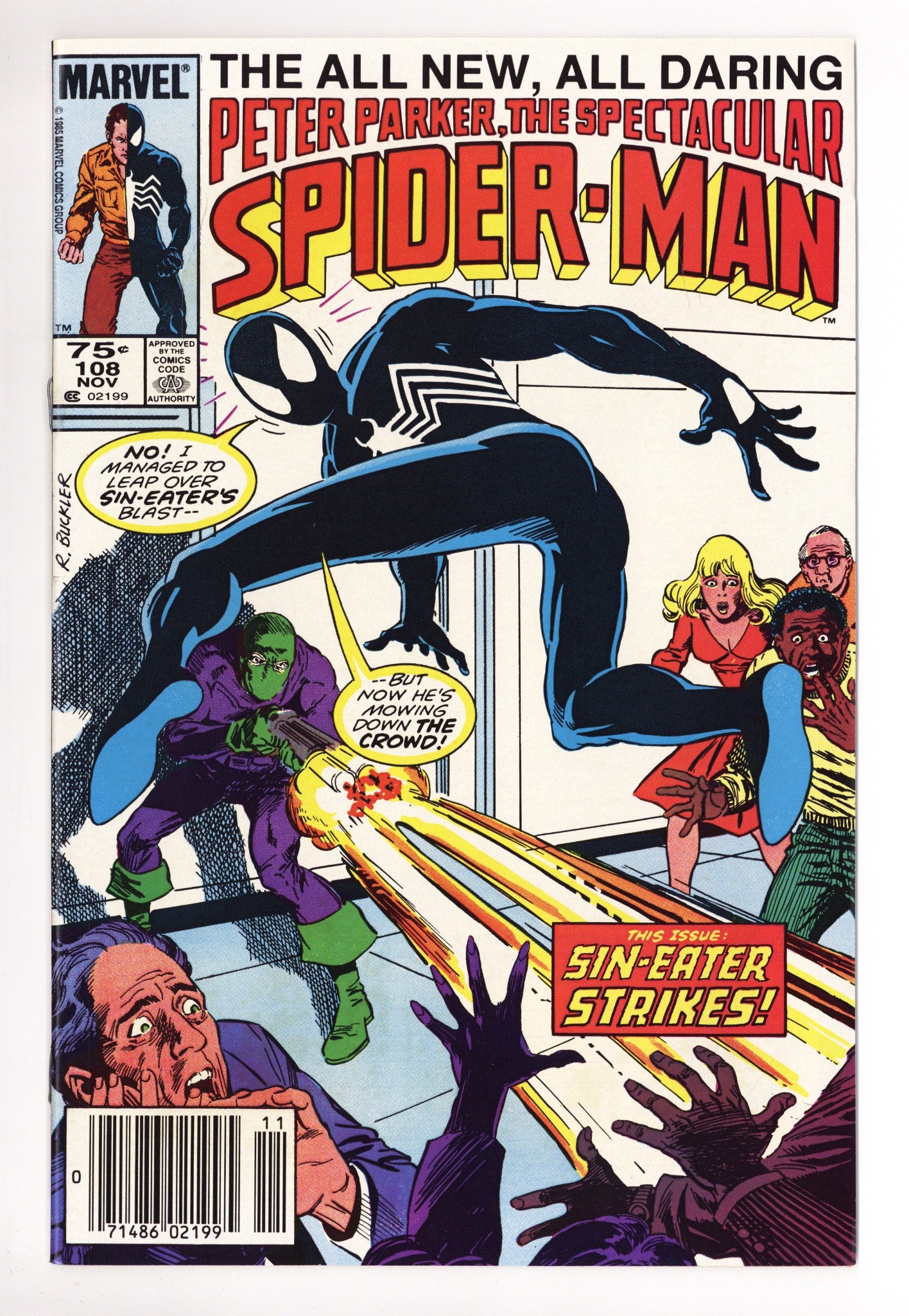 The Spectacular Spider-Man Vol 1 108 VF+ (8.5) (1985) Canadian Price Variant 