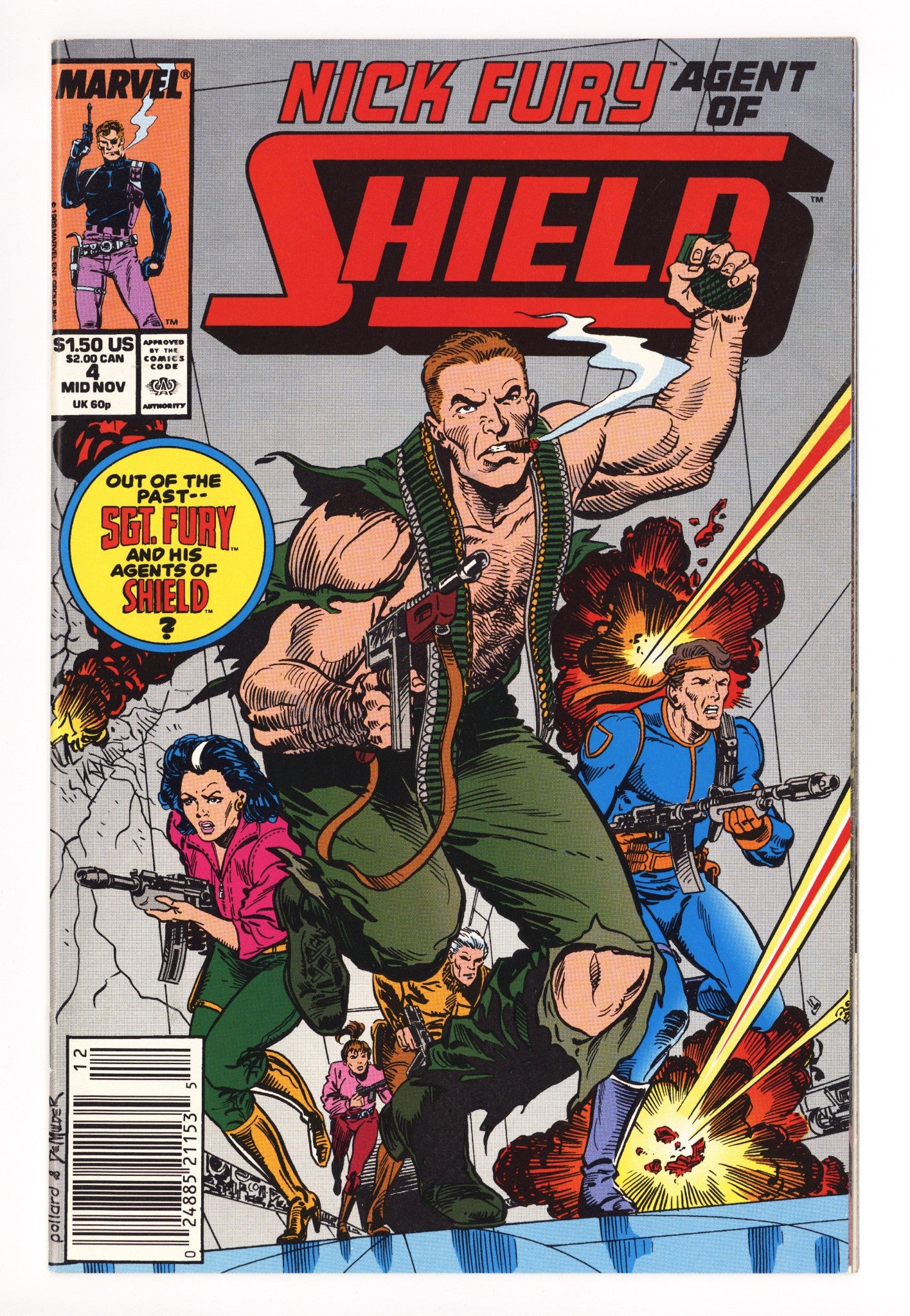 Nick Fury, Agent of S.H.I.E.L.D. Vol 4 4 High Grade (1989) 