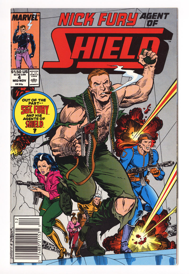 Nick Fury, Agent of S.H.I.E.L.D. Vol 4 4 High Grade (1989) 