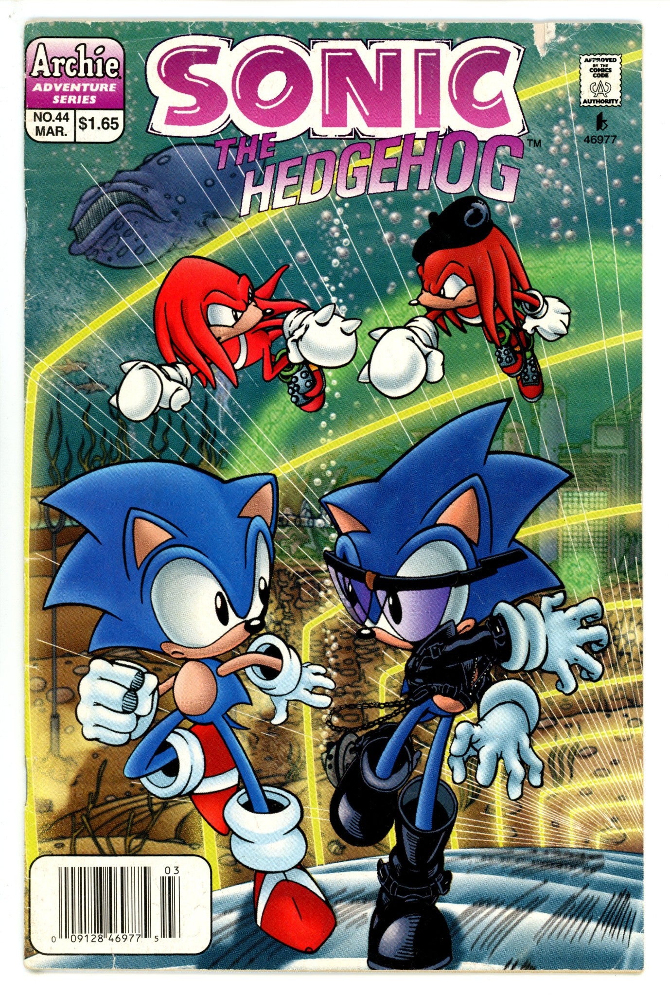 Sonic the Hedgehog Vol 2 44 Canadian Variant GD/VG (1997)