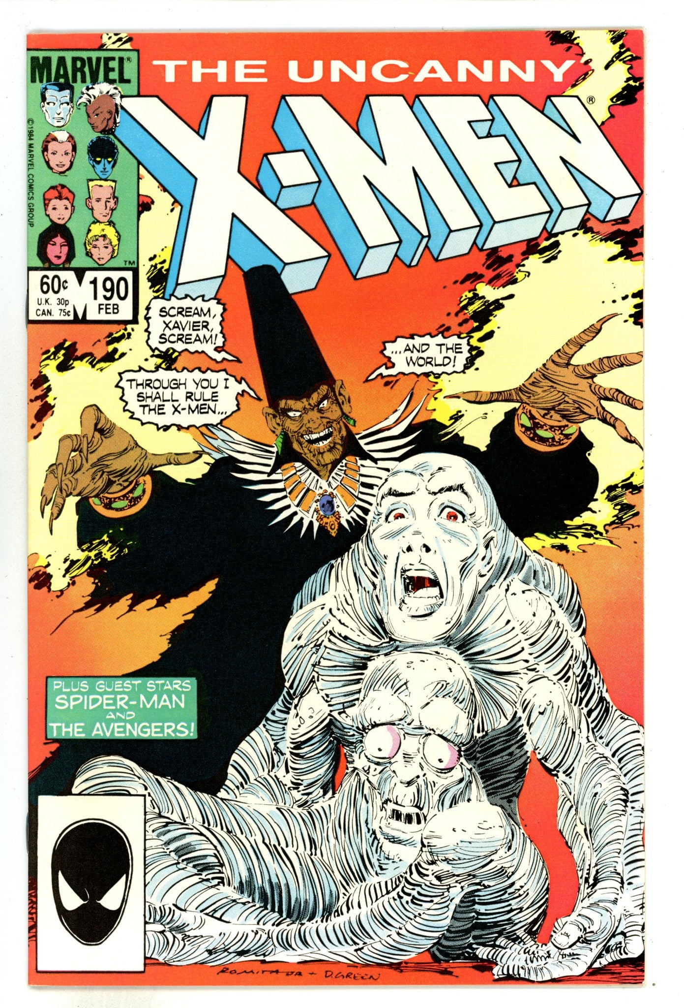 The Uncanny X-Men Vol 1 190 High Grade (1985) 