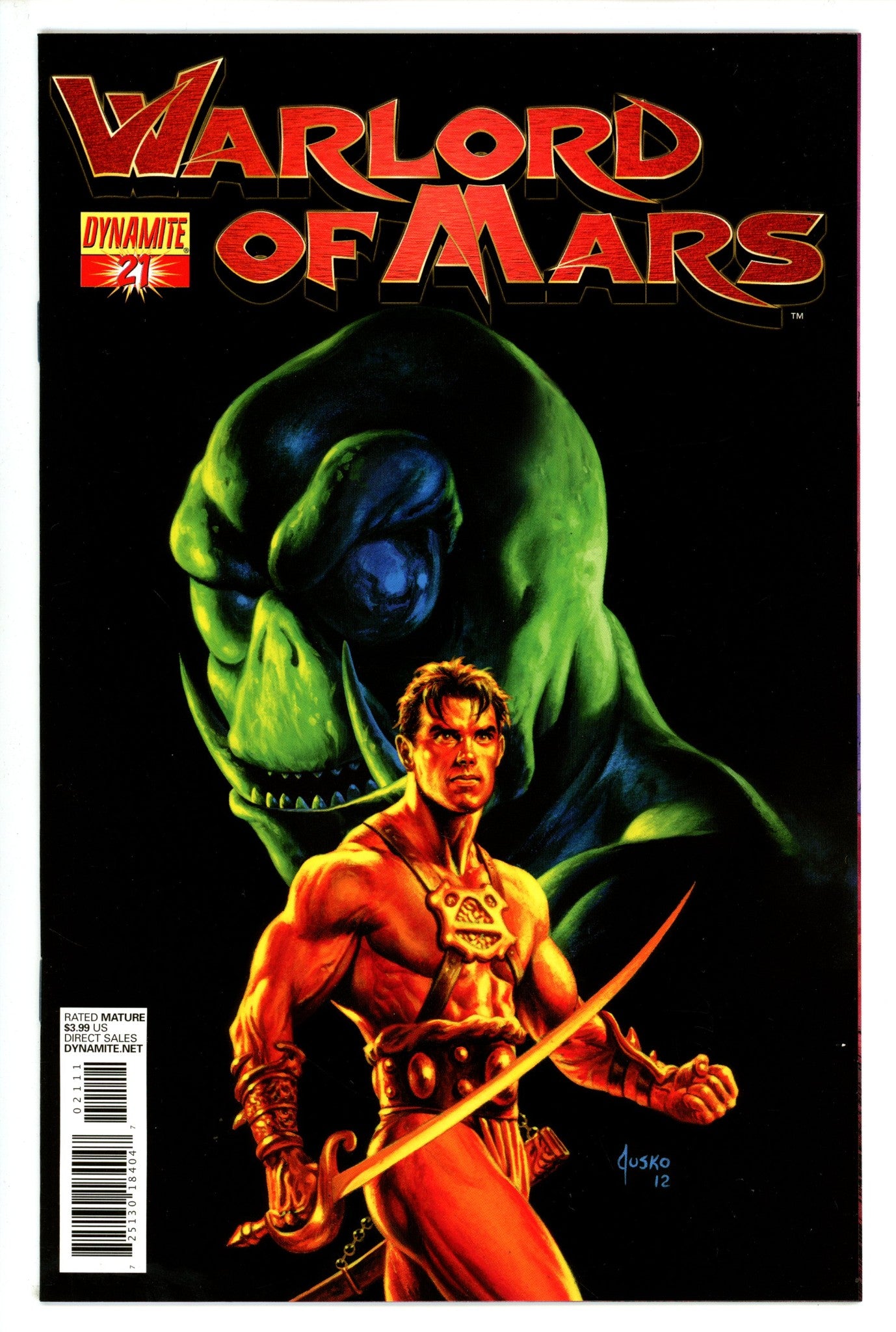 Warlord of Mars 21 NM- (9.2) (2012)