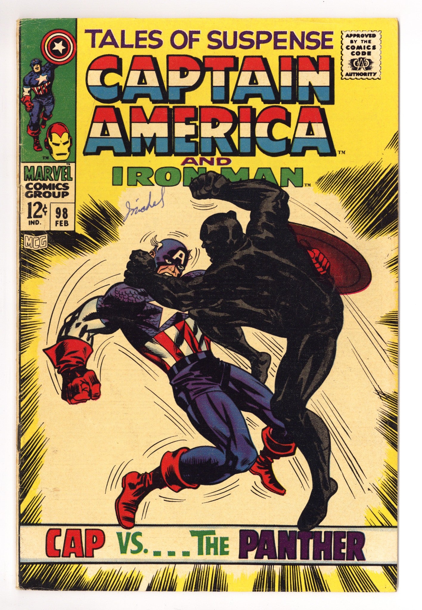 Tales of Suspense Vol 1 98 VG+ (4.5) (1968) 