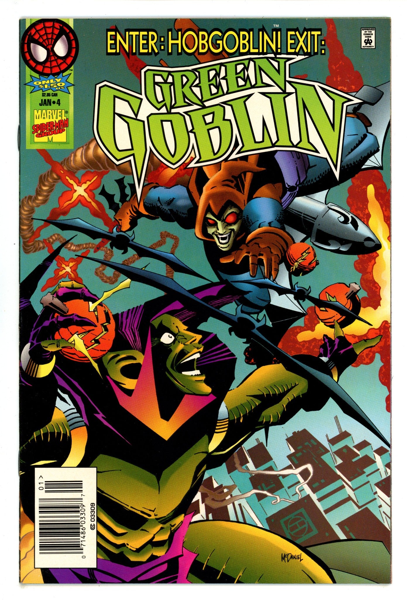 Green Goblin 4 Mid Grade (1996) Newsstand 