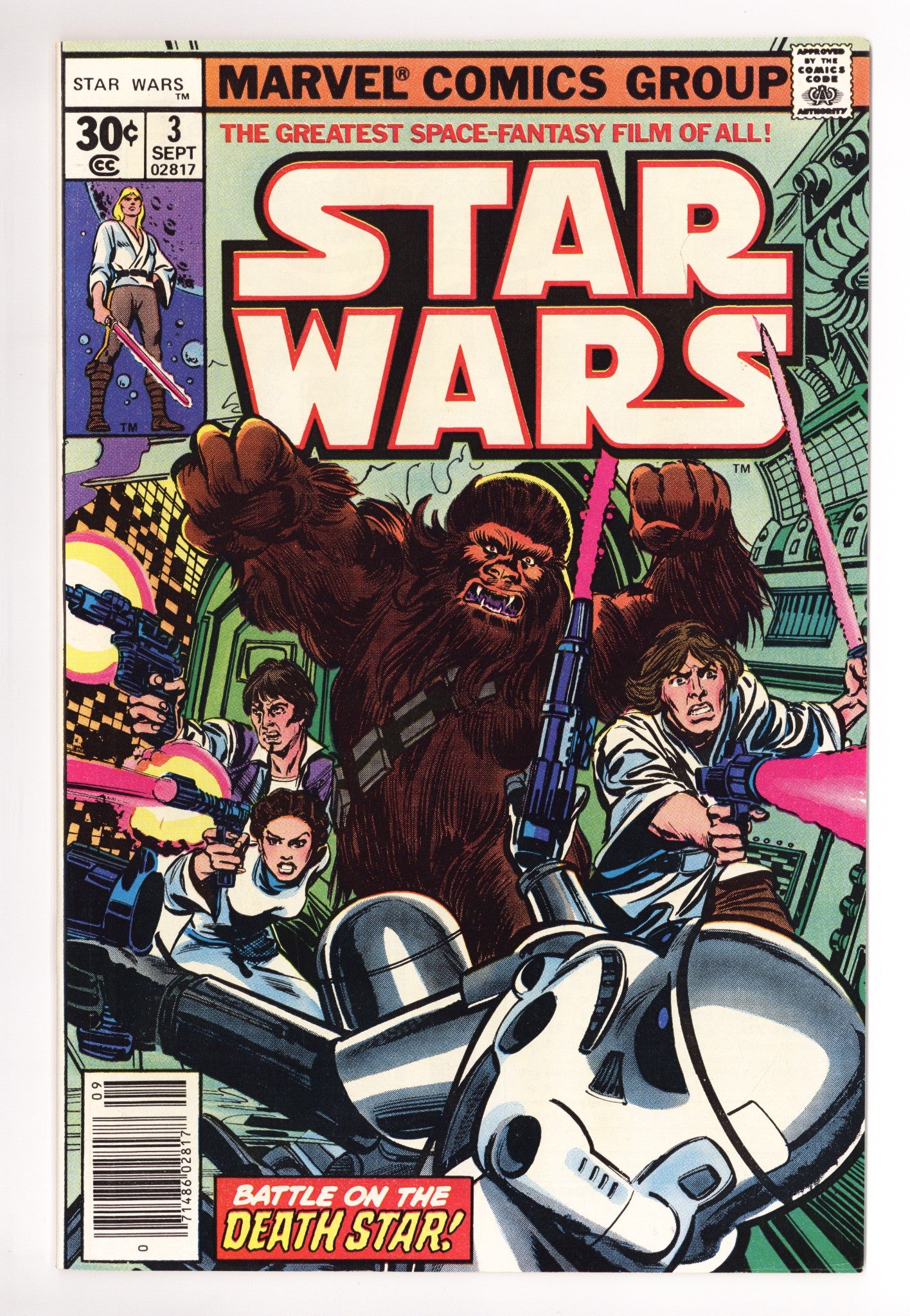 Star Wars Vol 1 3 NM- (9.2) (1977) 