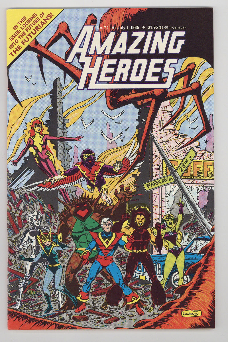 Amazing Heroes 74 VF+ (8.5) (1985) 