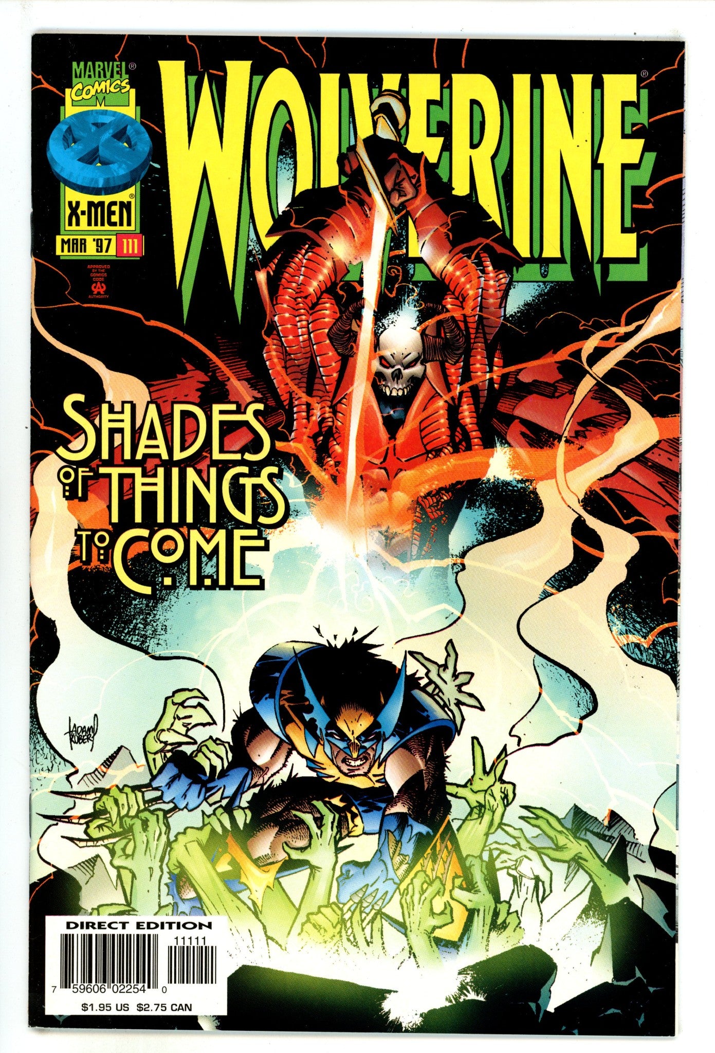 Wolverine Vol 2 111 NM- (9.2) (1997) 
