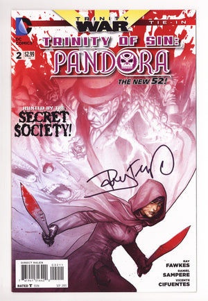 Trinity of Sin: Pandora 2 High Grade (2013) Signed x1 Cover Ray Fawkes