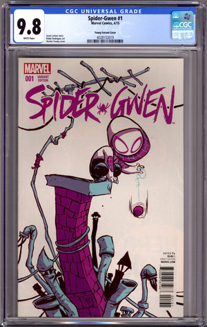 Spider-Gwen Vol 1 1 CGC 9.8 (NM/M) (2015) Young Variant