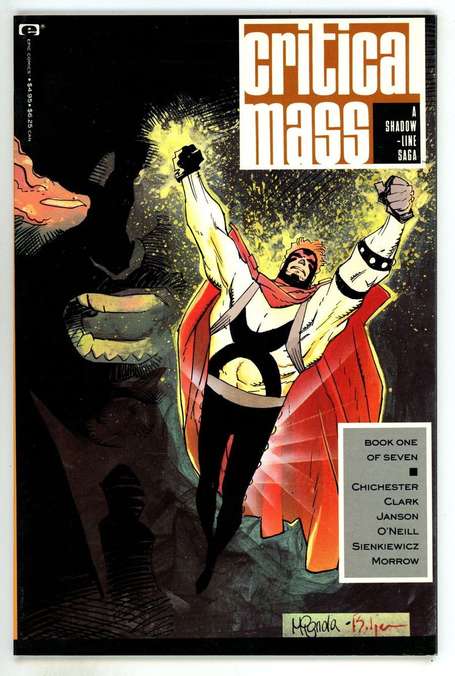 A Shadowline Saga: 'Critical Mass' 1 High Grade (1990) 