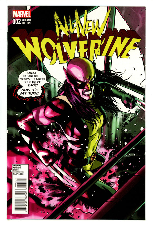 All-New Wolverine 2 NM (9.4) (2016) Lopez Incentive Variant